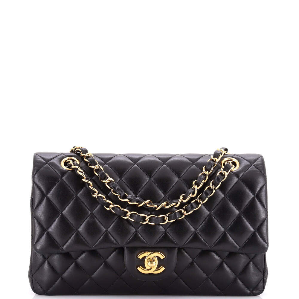 Chanel Medium Vintage Classic Double Flap Bag Quilted Lambskin
